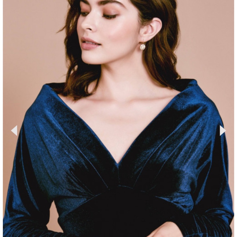 Tadashi Shoji dress - never worn.Rich blue, XXL.